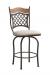 Trica Raphael Swivel Stool with Basket-Weave Style on Back