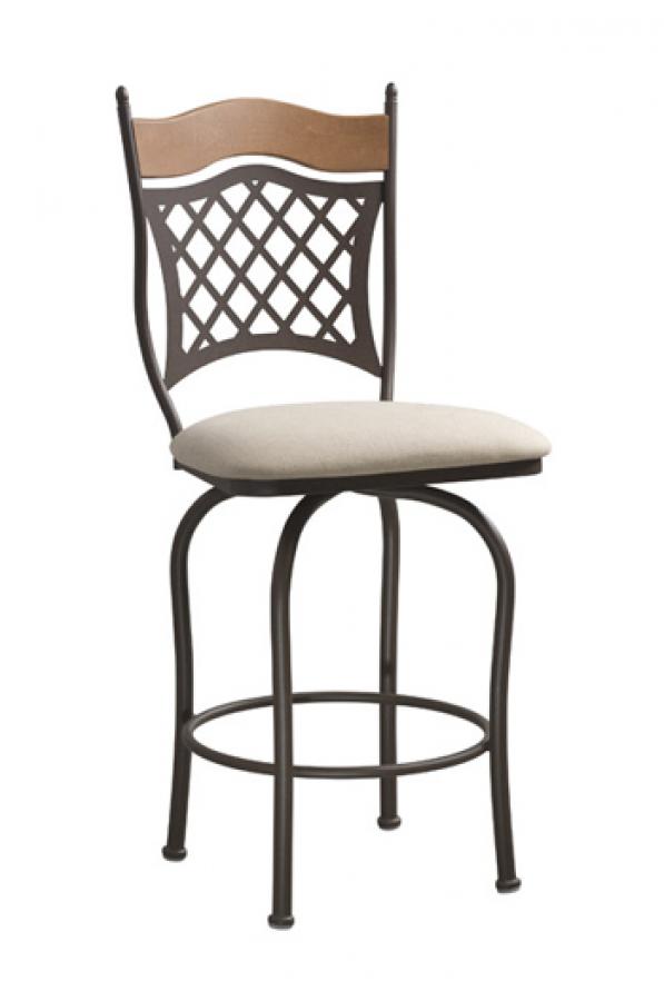 Buy Trica's Raphael 1 Armless Swivel Counter or Bar Stool • Stunning!