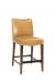 Leathercraft's 2208 Carlisle Wood Upholstered Counter Stool in Leather