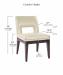 Leathercraft's Hugh Dining Chair Dimensions