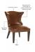 Features decorative nailhead trim around seat and back, as well as a back curved comfort, maple base. The seat and back is pulled tight to prevent cushion from rippling over time.