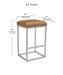 Leathercraft's Cosmo Bar Height Dimensions