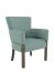 Darafeev's Mod Upholstered Modern Dining Chair with Arms