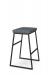 Amisco's Zach Modern Backless Custom Made Bar Stool with Sled Base - Seat Cushion - Side View