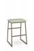 Amisco's Zach Gold Custom Made Modern Backless Bar Stool