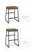 Amisco's Bryan Bar Stool Available in Counter Height and Bar Height
