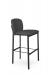 Metal Finish: 25 Black Coral • Seat and Back Covering: MD Warmstone, vinyl