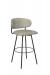 Amisco's Wyatt Modern Swivel Bar Stool with Curved Back