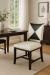 Leathercraft's Willem Classic White and Black Upholstered Dining Chair in Dining Room
