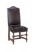 Leathercraft's Vaughn Old World Luxury Dining Chair with High Back and Nailhead Trim