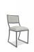 Wesley Allen's Ki Gray Silver Modern Dining Side Chair