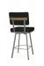 Amisco's Wesley Modern Swivel Bar Stool with Back - Back View