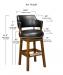 Style Upholstering's 141 Swivel Bar Height Stool