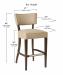 Style Upholstering's 15-BS Bar Height Dimensions