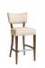 Style Upholstering's 15-SWBS Transitional Wood Swivel Bar Stool with Back