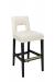 Style Upholstering's #6655 Black Lacquer Bar Stool