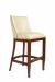 Style Upholstering's 670 Luxury Wood Bar Stool Upholstered with Nailhead Trim