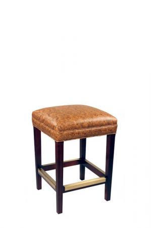 Style Upholstering #698B Upholstered Backless Bar Stool