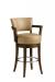 Style Upholstering's 714 Upholstered Wood Swivel Bar Stool with Arms
