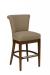 Style Upholstering's 725 Brown Classic Bar Stool with Back