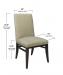 Style Upholstering's 1201 Dining Chair Dimensions