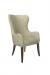 Style Upholstering #1203 Modern Upholstered Wingback Dining Arm Chair