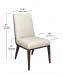 Style Upholstering's 1206 Dining Chair Dimensions