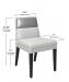 Style Upholstering's 1250 Dining Chair Dimensions