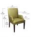 Style Upholstering's 800A Dining Chair Dimensions