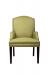 Style Upholstering #802A Modern Wood Upholstered Dining Arm Chair - Front