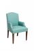 Style Upholstering's 802A Classic Dining Arm Chair in Blue Green
