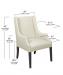 Style Upholstering's 2410 Dining Chair Dimensions