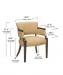 Style Upholstering's 6701 Dining Chair Dimensions