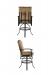 Mallin's Albany Swivel Bar Stool - View of Back and Side