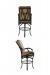 Mallin's Volare VO-870 Swivel Outdoor Bar Stool - View of Back and Side