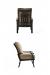 Mallin's Georgetown Outdoor Dining Arm Chair - View of Back and Side