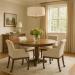 Style Upholstering's Upholstered Dining Arm Chairs with Casters