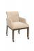 Style Upholstering's 2110C Modern Dining Arm Chair with Casters