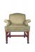 Style Upholstering's #2108CN Upholstered Wood Dining Game Caster Chair with Arms - Front