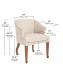 Style Upholstering's 40C Dining Chair Dimensions