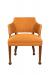 Style Upholstering's #41 Wood Dining Game Caster Chair with Arms - Front View