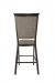 IH Seating - Vincent Armless Traditional Bar Stool with Upper View - Back