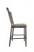 IH Seating - Vincent Armless Traditional Bar Stool with Upper View - Side