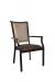 IH Seating Vincent Brown Dining Chair with Arms