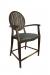 IH Seating Leopold Classic Counter Stool with Arms and Oval Back