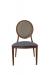 Leopold Classic Wood Grain Dining Chair with Oval Back - Commercial Grade - Front