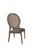 Leopold Classic Wood Grain Dining Chair with Oval Back - Commercial Grade - Back