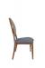 Leopold Classic Wood Grain Dining Chair with Oval Back - Commercial Grade - Side