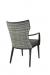 IH Seating Julian Black and Gray Dining Arm Chair - Back View