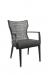IH Seating Julian Black and Gray Dining Arm Chair